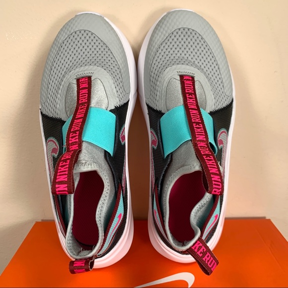 Nike Flex Plus SE Slip On Athletic Running Sneakers Gray NEW - Picture 8 of 11